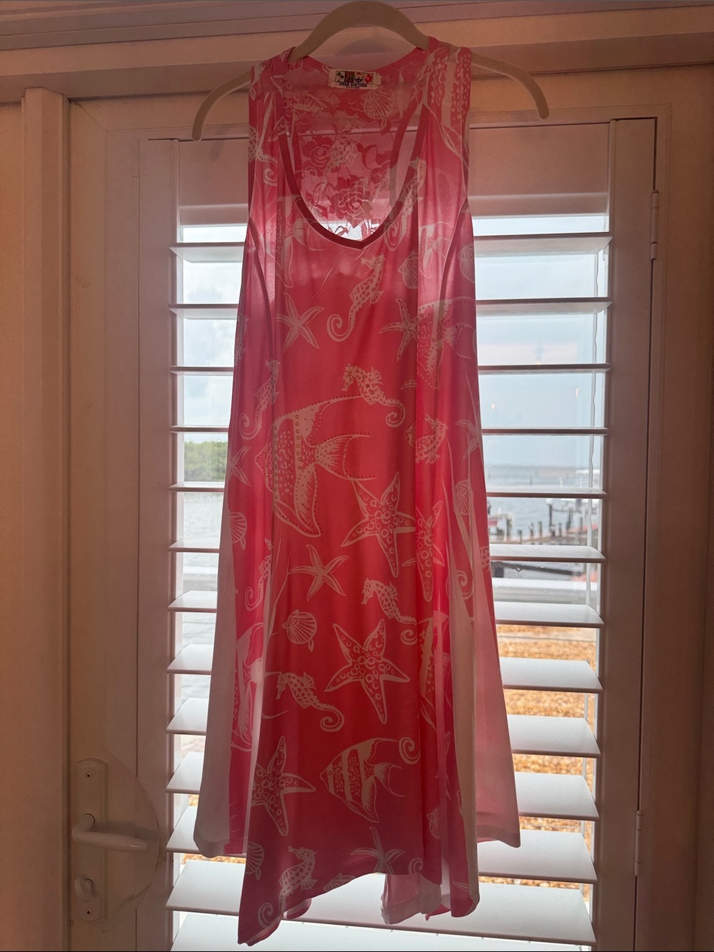 Women’s Pink Sea Life Sleep Dress
